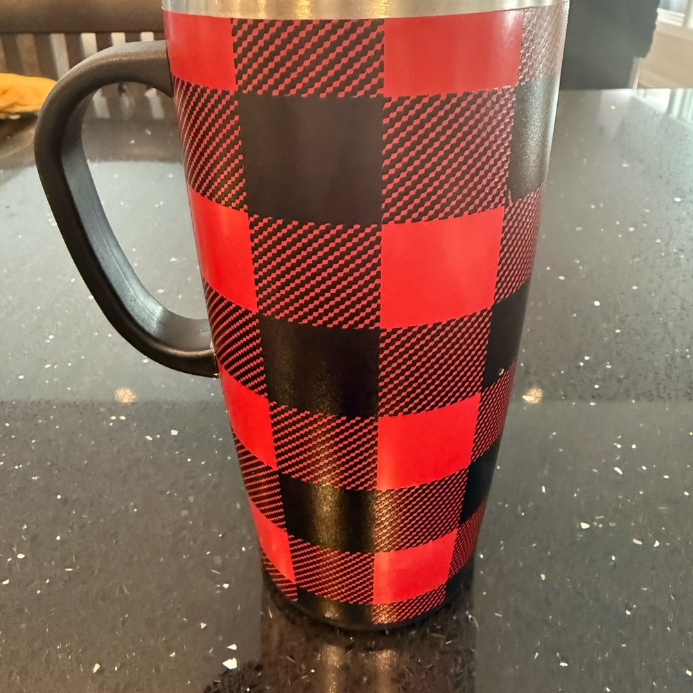 Buffalo Check Red and Black Mug